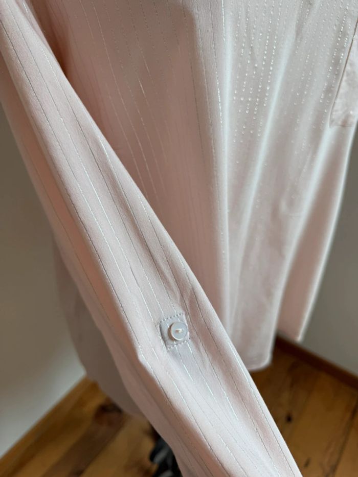 superbe blouse fluide coupe chemise en coton grain de malice 48 - photo numéro 5