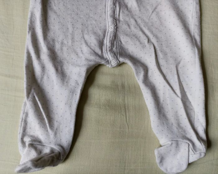 Pyjama laine noeud bleu Petit Bateau 12m - photo numéro 3