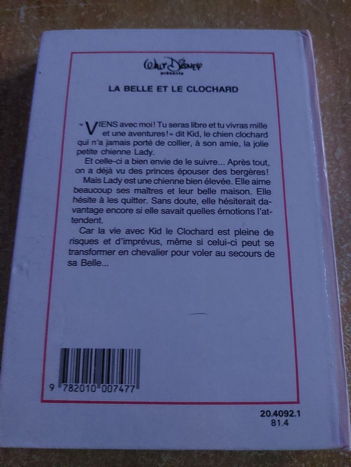 Livre la belle et le clochard - photo numéro 3