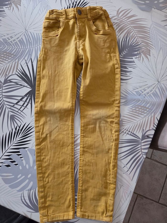 Pantalon skinny jaune