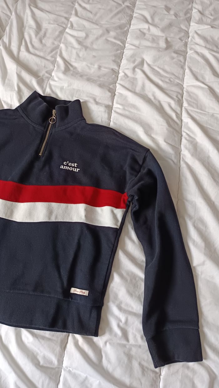 Sweat bleu marine taille L - photo numéro 7