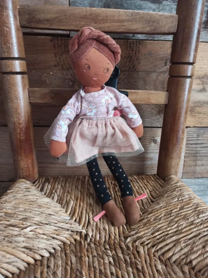 Peluche poupée les Parisiennes moulin roty tbe - photo numéro 7