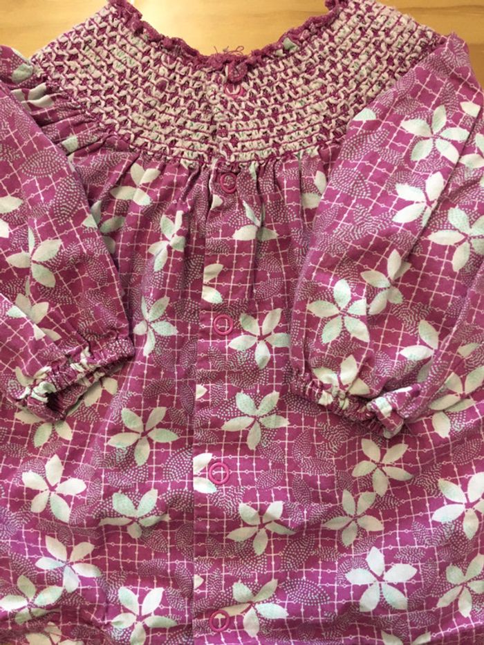 Blouse parme 3 mois - photo numéro 4