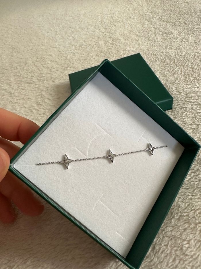 Bracelet acier inoxydable strass - photo numéro 4