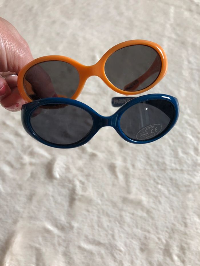 Lot 2 paires lunettes soleil bébé catégorie 3 UV400 - photo numéro 8