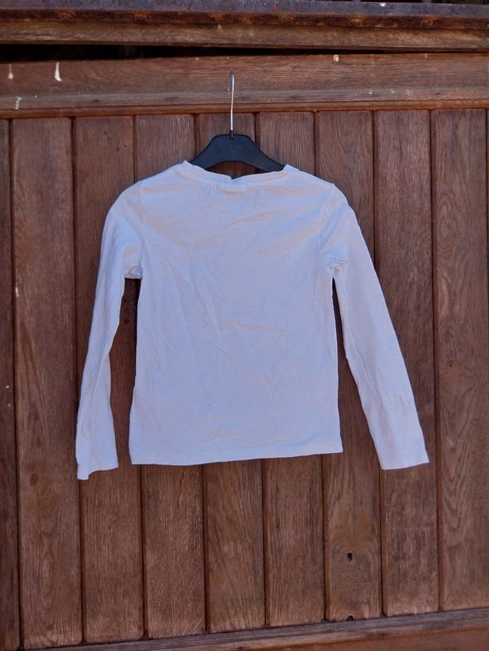 Tee-shirt manche longue fille 8 ans disney - photo numéro 2
