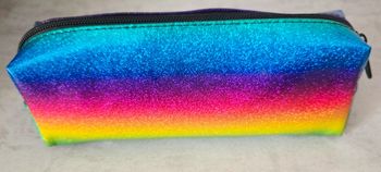 Trousse multicolore pailleté