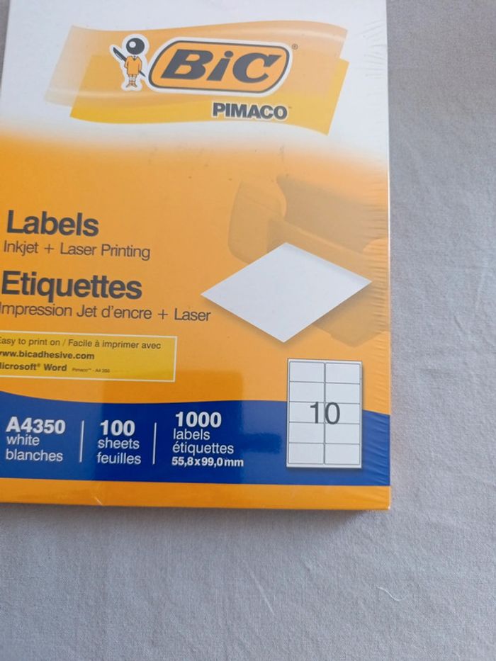 Bic Pimaco - Étiquettes impression jet d'encre et laser - photo numéro 8