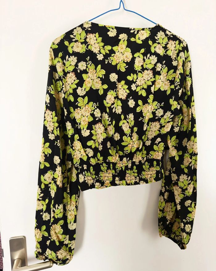 Blouse cache coeur à fleurs - Mango - photo numéro 2