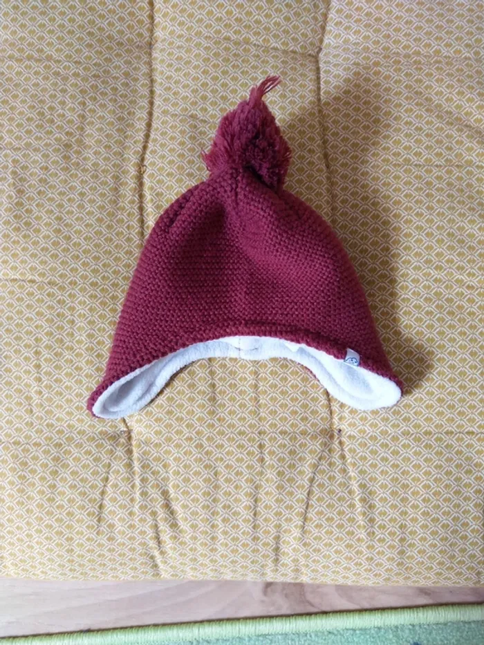 Bonnet bien chaud nourrisson Tex taille 0-3mois - photo numéro 3
