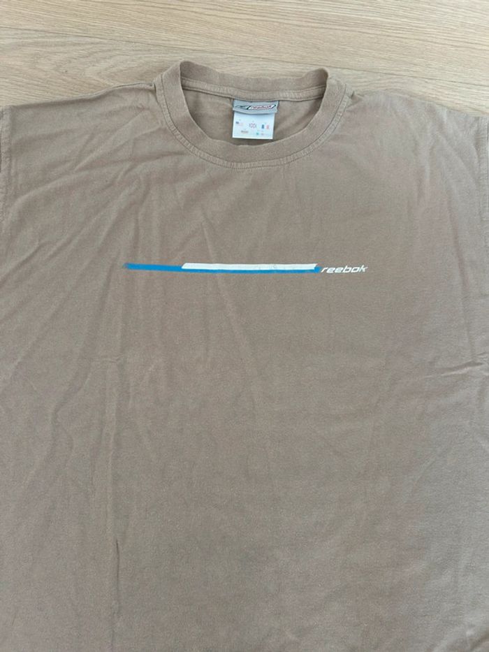 T-shirt vintage Reebok beige - Taille M - photo numéro 4