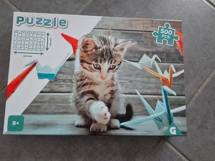 Puzzle chat 500 pièces