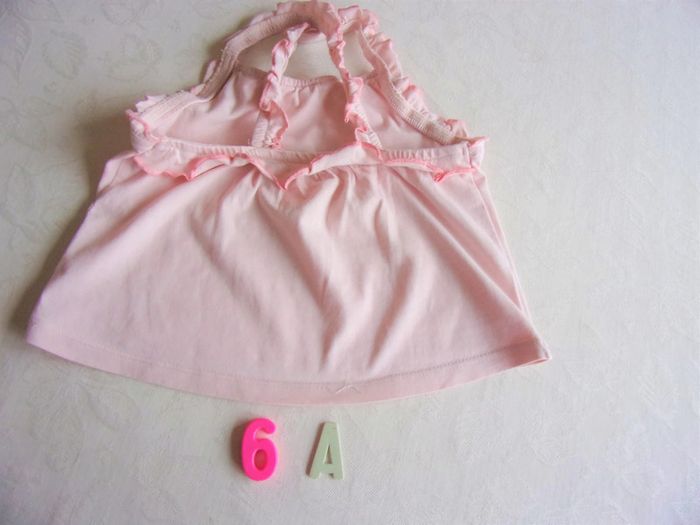 Tee shirt dos nu à bretelles - 6 ans - photo numéro 2