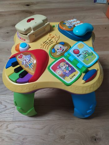 Table d'éveil Puppy bilingue