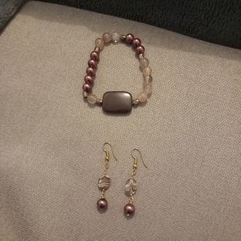 Bracelet  + boucles d'oreilles