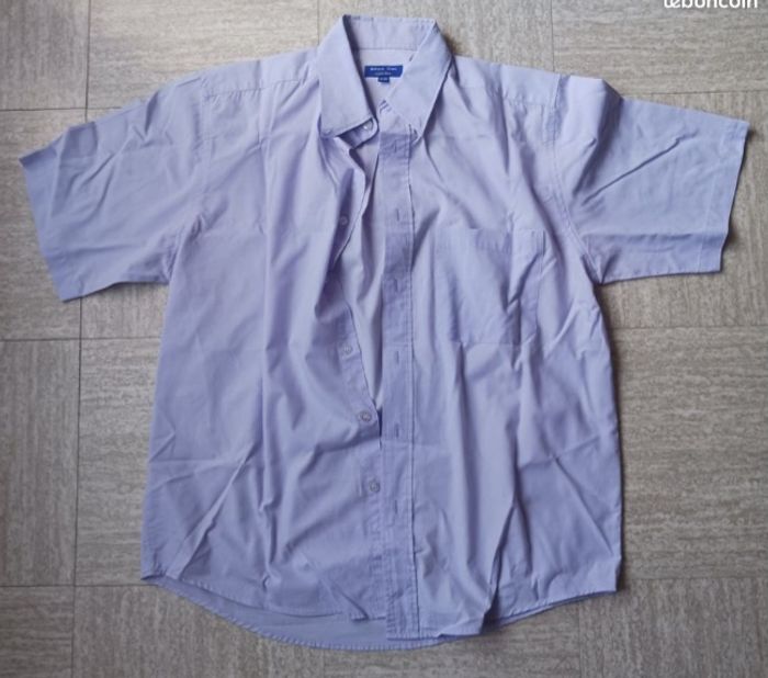 Chemise, Milford Clan . Classic Wear, Couleur lila mauve violet clair, Taille 39/40 Taille M