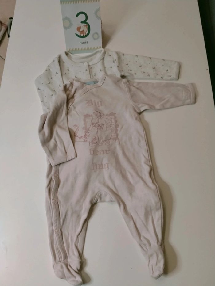 Pyjamas fille 3 mois - photo numéro 2