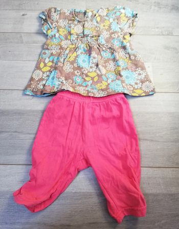 Ensemble tunique + legging court 12 mois