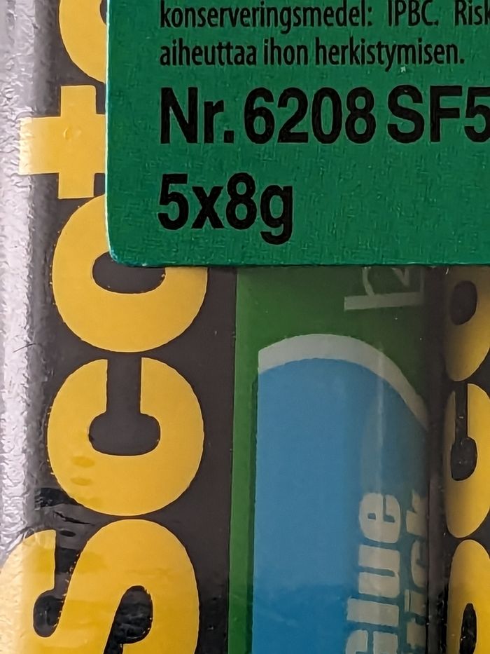 Lot de 5 tubes de colle blanche glue stick Scotch. 8 grs - photo numéro 4