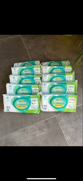 Lingettes Pampers new baby 
