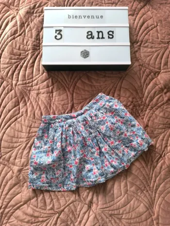 Jupe sergent major 3 ans