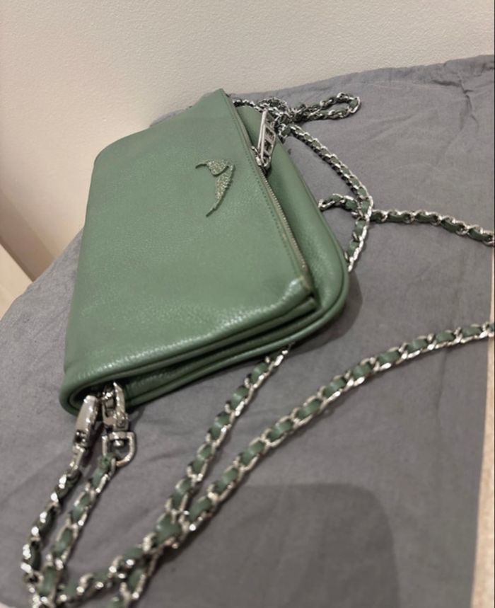 Sac rock cuir vert d eau zadig et voltaire - photo numéro 5