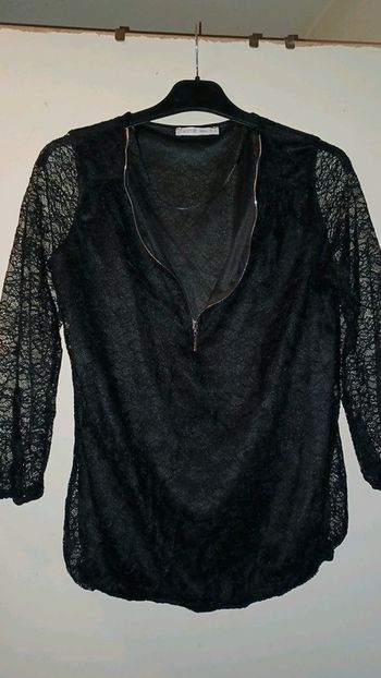 Tee shirt sexy dentelle