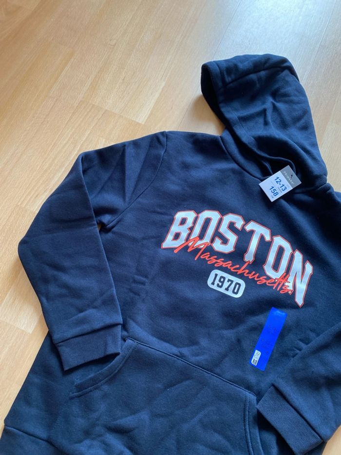 Pull avec capuche, Sweat 12, 13 ans, 158 cm. Boston, marque Primark neuf - photo numéro 3
