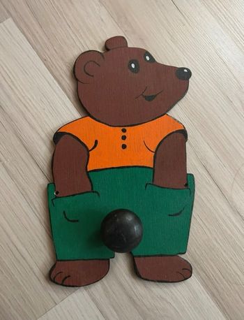 Porte manteau ours