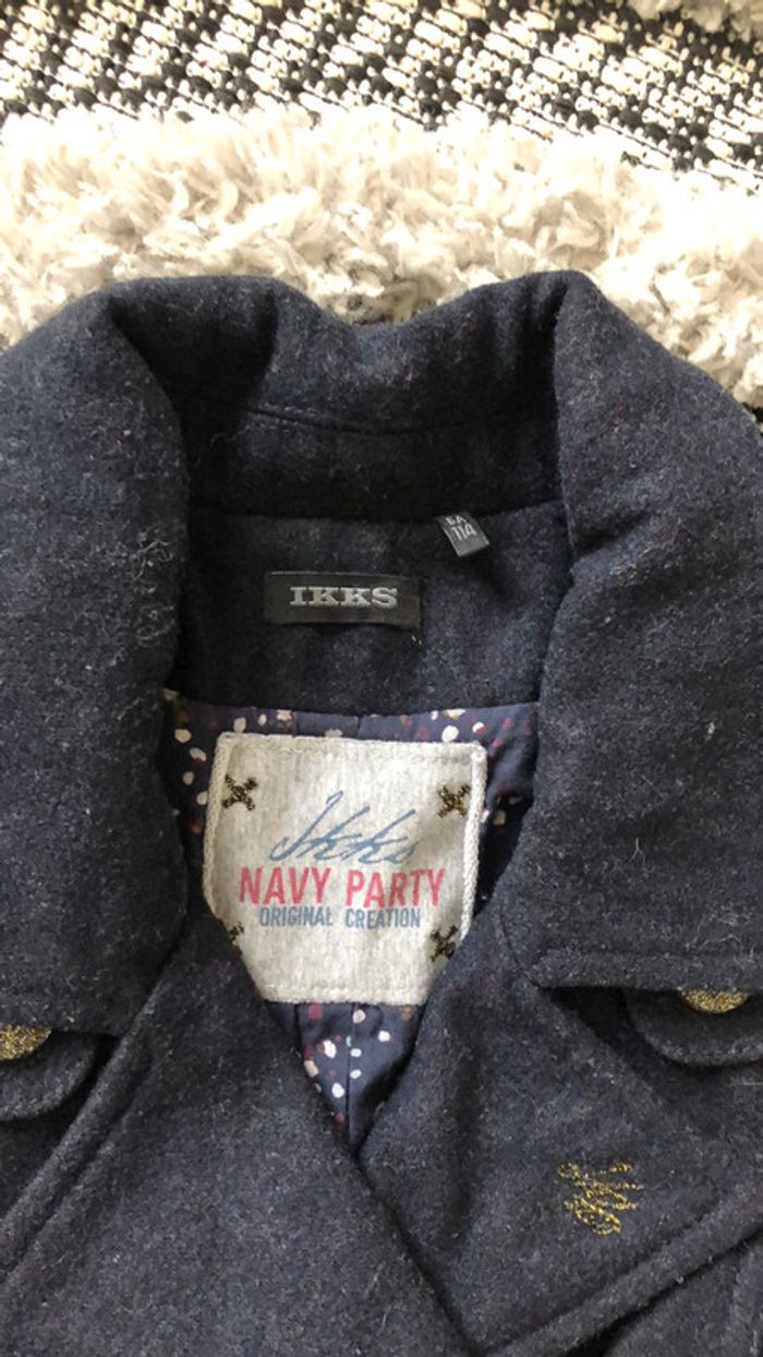 Manteau Ikks marine - photo numéro 3