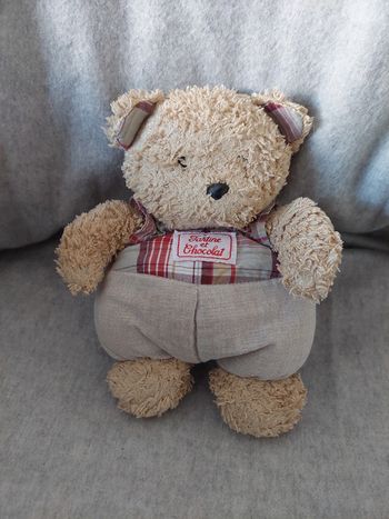 Tartirne et chocolat - peluche ours traditionnel