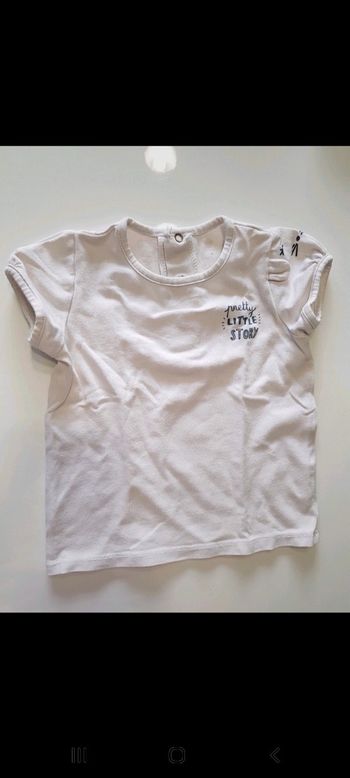 T shirt taille 12mois