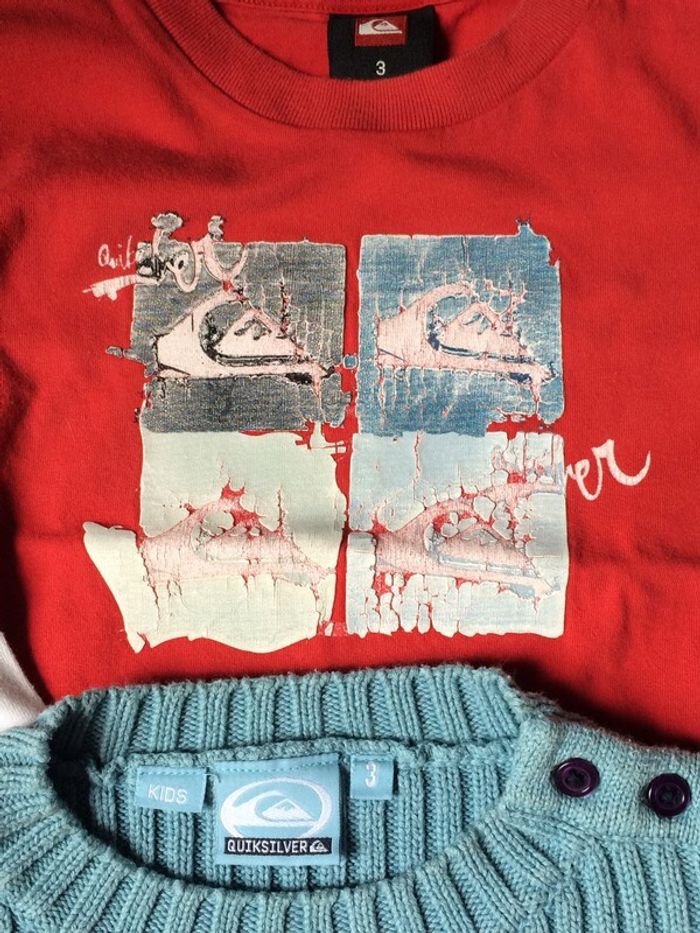 Lot 3 Pièces #quicksilver# Taille 3 Ans - photo numéro 4