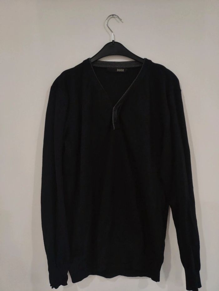 Pull fin Dooa noir taille XXL