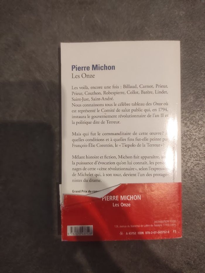 Les Onze Pierre Michon - Folio 2011 - photo numéro 3