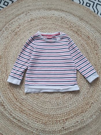 Haut manches longues rayé Lupilu 86/92 cm