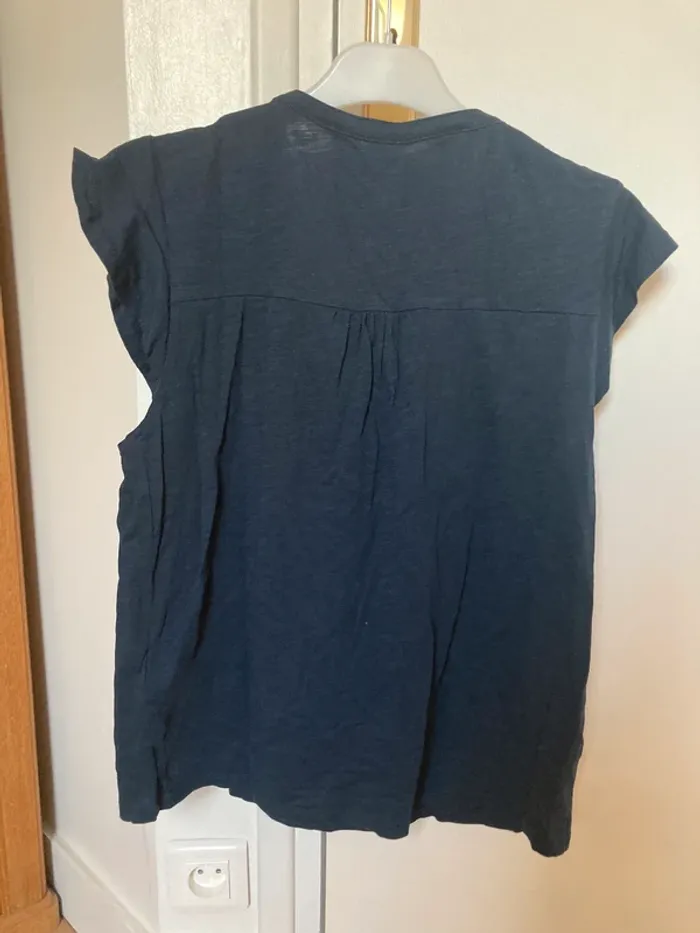 T-shirt manches volantées cache cache taille L - photo numéro 5