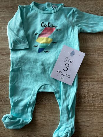 Pyjama bleu éclair TEX t.3m