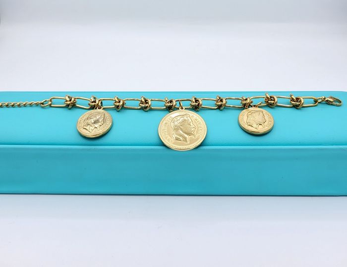 Gourmette en acier inoxydable