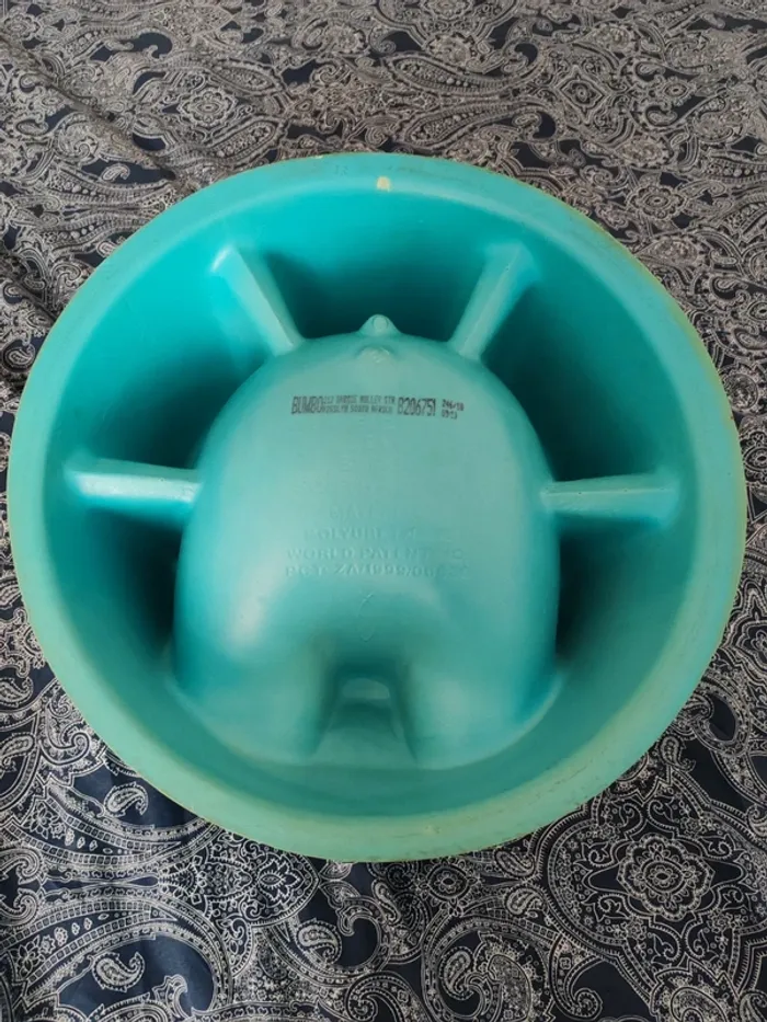 Bumbo turquoise avec tablette amovible - photo numéro 2