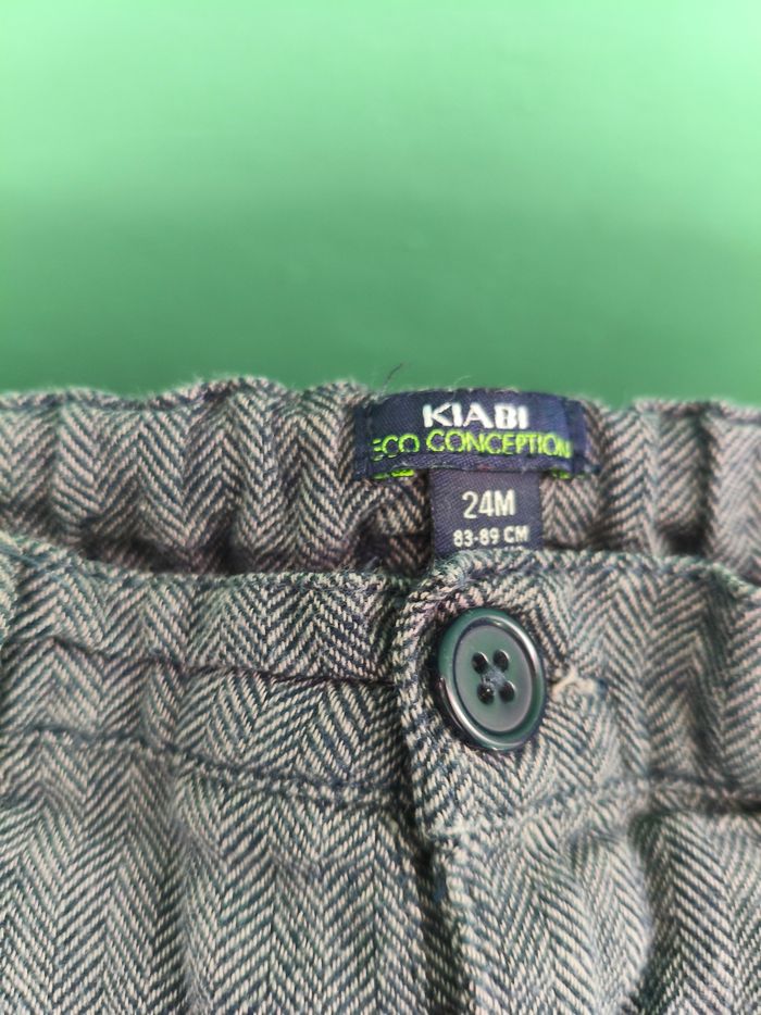 Pantalon garçon chic gris 24 mois Kiabi - photo numéro 2