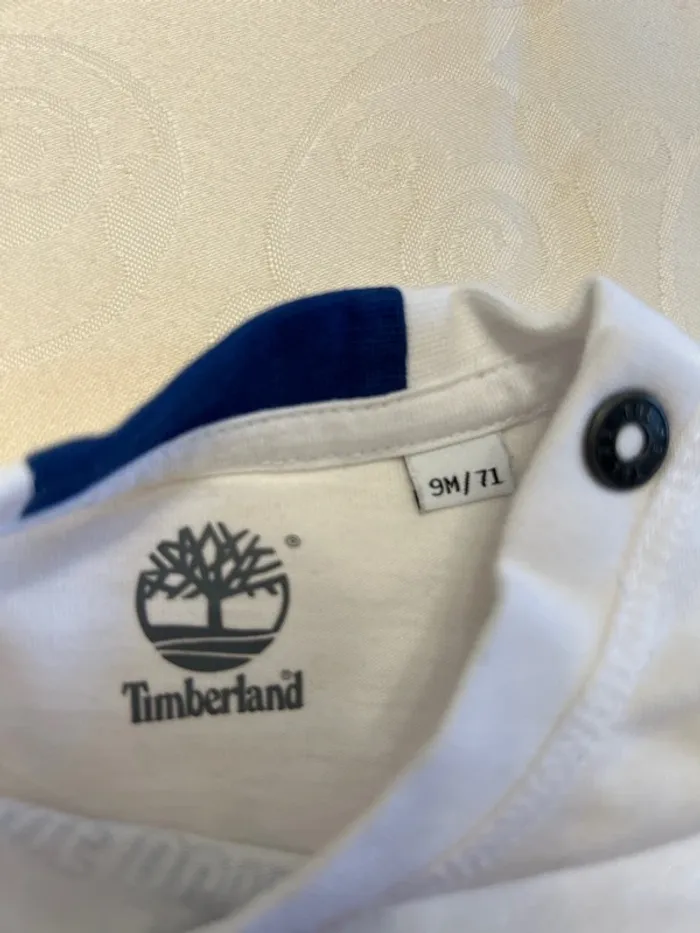 Ensemble short / t-shirt Timberland - 9 mois - photo numéro 4