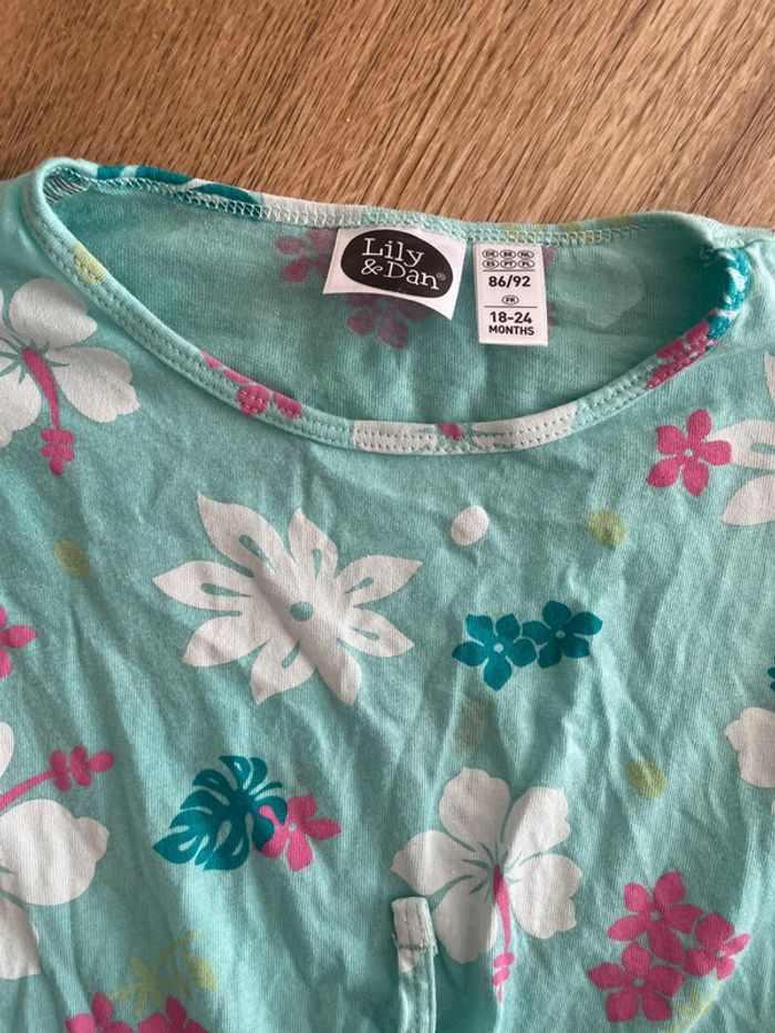 Robe turquoise 18-24 mois - photo numéro 3