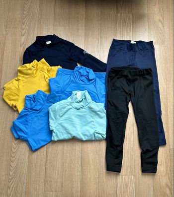 Lot 7 sous vêtements chaud enfant ski 6ans Wed’ze Decathlon