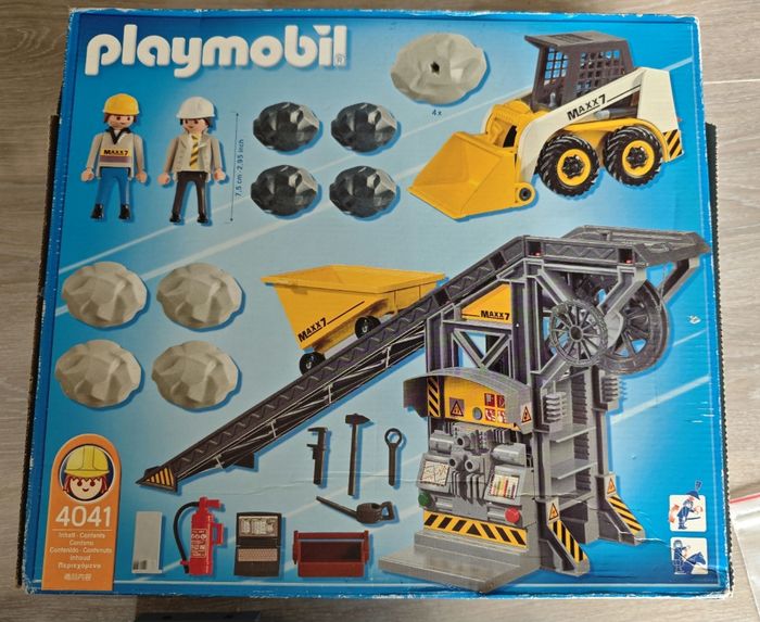 Playmobil 4041 convoyeur avec pelleteuse - photo numéro 2