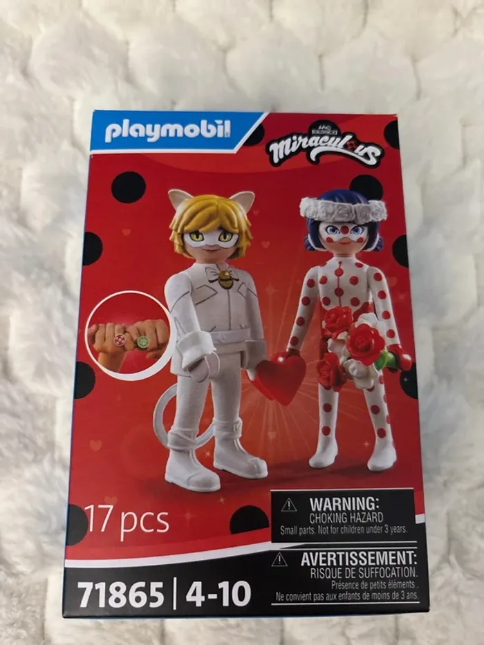 Lady bug et chat noir playmobil