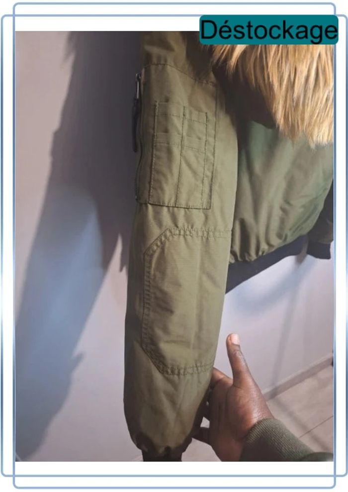 Blouson bershka femme -kaki - taille XS - photo numéro 18