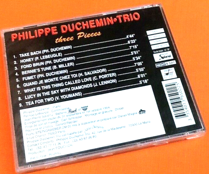 (Jazz) Album CD Philippe Duchemin Trio Three pièces - photo numéro 3