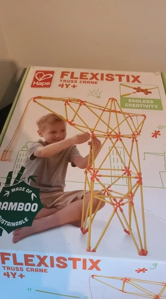 Hape - Grue à Treillis Flexistix boite non neuve