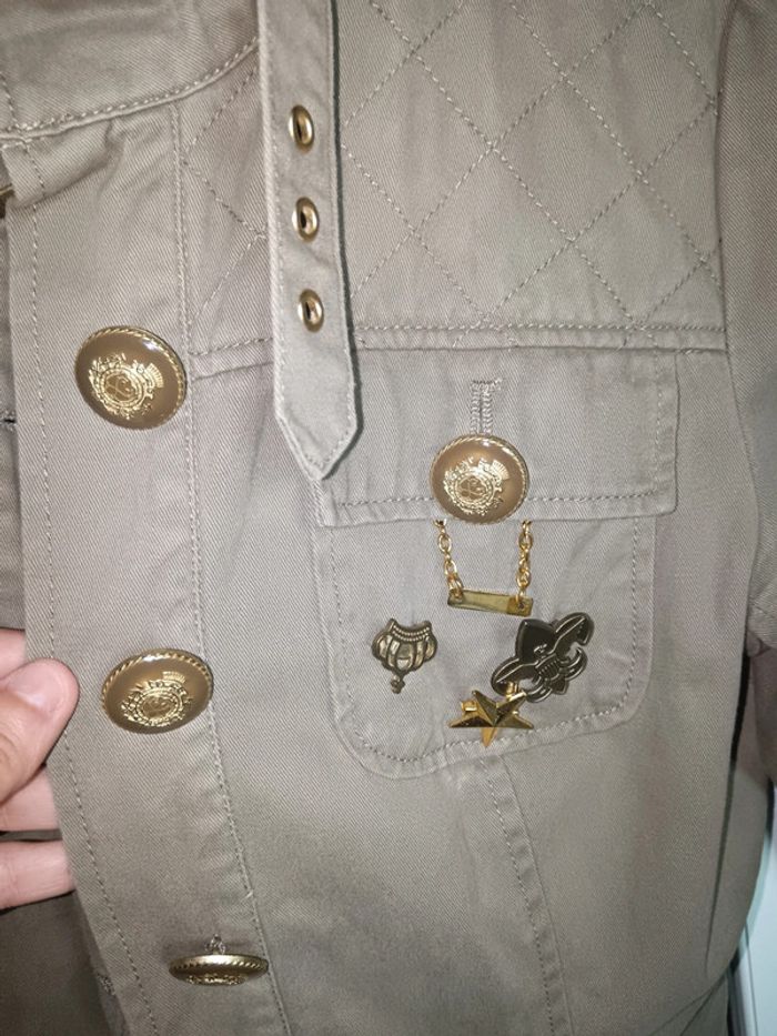 Veste femme Morgan kaki armée taille 40 - photo numéro 3